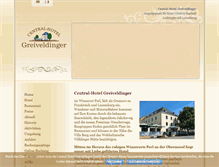 Tablet Screenshot of hotel-greiveldinger.de